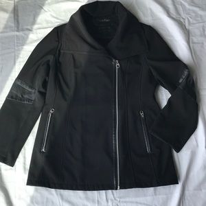Calvin Klein women’s black water resistant windbreaker jacket size L Large
